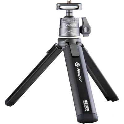 Fotopro SY 390 Pocket Tripod 1 Section Noir (Métal), Trépied, Noir - Publicité Fotopro SY 390 Pocket Tripod 1 Section Noir (Métal), Trépied, Noir - Publicité