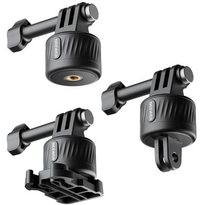 GoPro Kit d'adaptateurs magnétiques à fixation rapide pour trépied GP-21, Caméra d'action : accessoires, Noir - Publicité GoPro Kit d'adaptateurs magnétiques à fixation rapide pour trépied GP-21, Caméra d'action : accessoires, Noir - Publicité