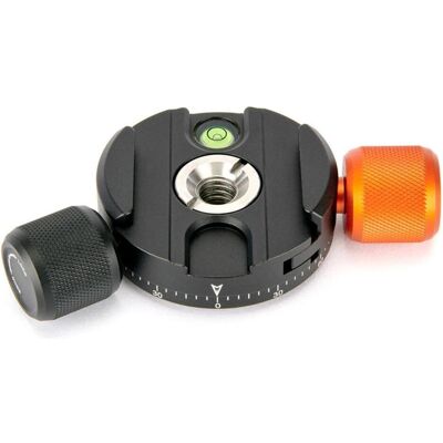 3 Legged Thing Panoramic Clamp Adaptateur universel sans plaque QR Noir / Cuivre (Métal), Trépied, Noir - Publicité 3 Legged Thing Panoramic Clamp Adaptateur universel sans plaque QR Noir / Cuivre (Métal), Trépied, Noir - Publicité