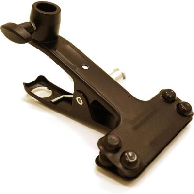 Caruba Heavy Duty Clip Clamp avec raccords 5/8" et 3/8"., Équipement pour studio : accessoires, Noir - Publicité Caruba Heavy Duty Clip Clamp avec raccords 5/8" et 3/8"., Équipement pour studio : accessoires, Noir - Publicité