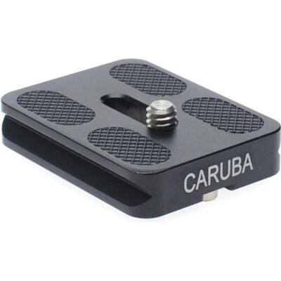 Caruba Statiefplaat PU50 (Plateau à dégagement rapide), Trépied : accessoires, Argent - Publicité Caruba Statiefplaat PU50 (Plateau à dégagement rapide), Trépied : accessoires, Argent - Publicité