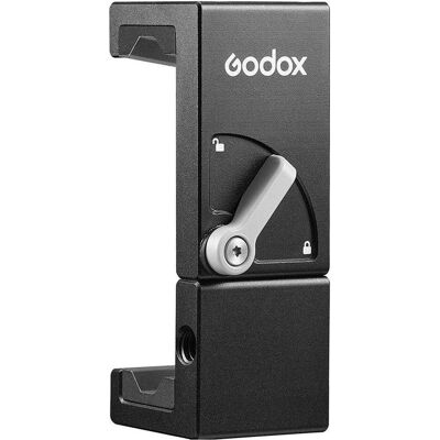 Godox Clip métallique pour smartphone (Métal), Trépied, Noir - Publicité Godox Clip métallique pour smartphone (Métal), Trépied, Noir - Publicité