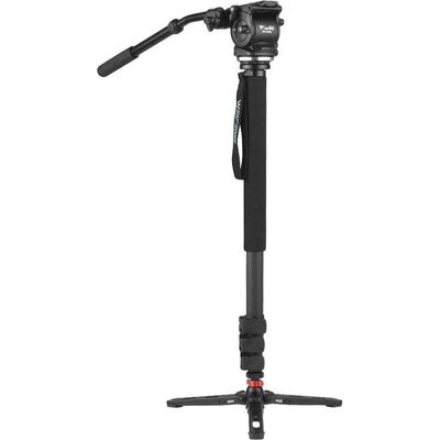 Nest WF C500S Monopode en carbone avec tête vidéo fluide (Carbone), Trépied, Noir - Publicité Nest WF C500S Monopode en carbone avec tête vidéo fluide (Carbone), Trépied, Noir - Publicité