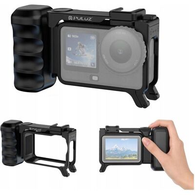 Puluz Ramka Montażowa Frame Mount + Grip Uchwyt + Stopka Iso Do Dji Osmo Action 6 / Pu1096b (Plaque de montage Gimbal, Poignée Gimbal), Gimbal : accessoires - Publicité Puluz Ramka Montażowa Frame Mount + Grip Uchwyt + Stopka Iso Do Dji Osmo Action 6 / Pu1096b (Plaque de montage Gimbal, Poignée Gimbal), Gimbal : accessoires - Publicité