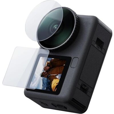 Telesin Screen Protector for DJI OSMO Action 6--two sets, Caméra d'action : accessoires, Transparent - Publicité Telesin Screen Protector for DJI OSMO Action 6--two sets, Caméra d'action : accessoires, Transparent - Publicité