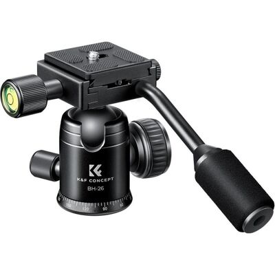 K&F Concept Tête de balle BH-26 (Tête sphérique), Tête de trépied, Noir - Publicité K&F Concept Tête de balle BH-26 (Tête sphérique), Tête de trépied, Noir - Publicité