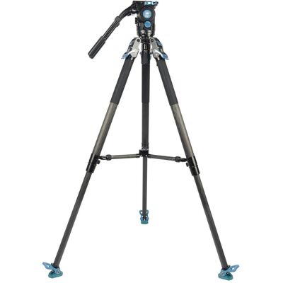 Sirui SVT75 Pro+ SVH15 (Carbone, Métal), Trépied, Noir, Bleu - Publicité Sirui SVT75 Pro+ SVH15 (Carbone, Métal), Trépied, Noir, Bleu - Publicité