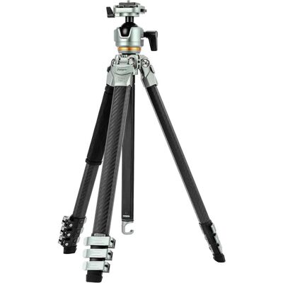 Fotopro Origin + O 7H Carbon Tripod Grey (Carbone, Métal), Trépied, Gris - Publicité Fotopro Origin + O 7H Carbon Tripod Grey (Carbone, Métal), Trépied, Gris - Publicité