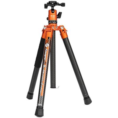Fotopro Tripod Tripod X-Aircross 2C - orange (Matières plastiques), Trépied, Orange - Publicité Fotopro Tripod Tripod X-Aircross 2C - orange (Matières plastiques), Trépied, Orange - Publicité