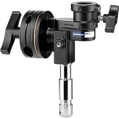 Avenger D400B Rotule éclairage Jumbo - 2 connecteurs - Noir - Accessoire de montage d’éclairage - Publicité Avenger D400B Rotule éclairage Jumbo - 2 connecteurs - Noir - Accessoire de montage d’éclairage - Publicité