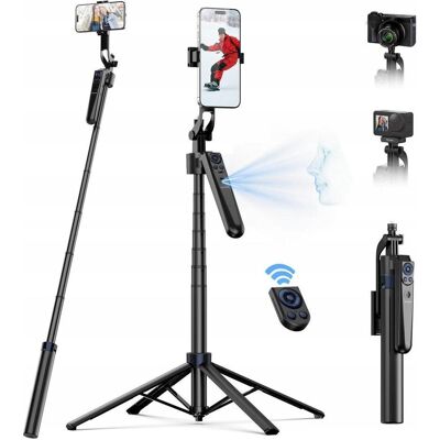 Telesin Intelligent Auto Tracking Tripod (Matières plastiques, Métal), Trépied, Noir - Publicité Telesin Intelligent Auto Tracking Tripod (Matières plastiques, Métal), Trépied, Noir - Publicité