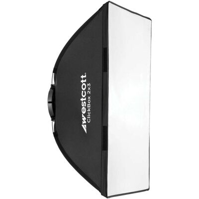 Westcott ClickBox 2x3 (Bowens) (Boîte à lumière), Boîte à lumière + réflecteur - Publicité Westcott ClickBox 2x3 (Bowens) (Boîte à lumière), Boîte à lumière + réflecteur - Publicité