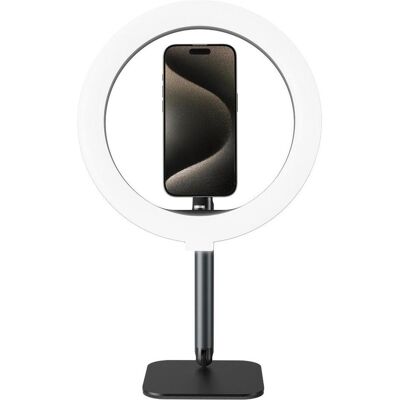 Telesin Ring fill light pour appareil mobile live streaming bracket (Éclairage annulaire), Lumière continue, Noir - Publicité Telesin Ring fill light pour appareil mobile live streaming bracket (Éclairage annulaire), Lumière continue, Noir - Publicité