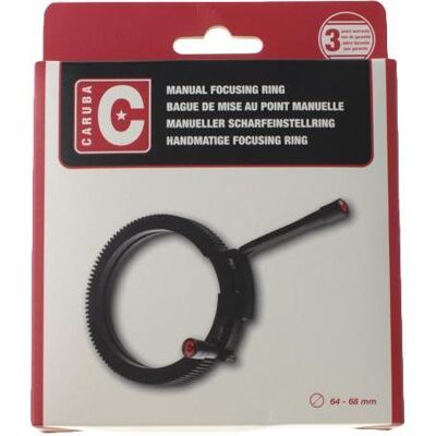 Caruba bague de mise au point manuelle 64 68mm, Accessoires vidéo, Noir - Publicité Caruba bague de mise au point manuelle 64 68mm, Accessoires vidéo, Noir - Publicité