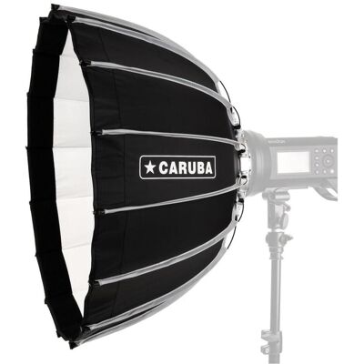 Caruba Quick Assembly Beautydish 60cm Zilver (Réflecteurs), Équipement pour studio : accessoires, Argent - Publicité Caruba Quick Assembly Beautydish 60cm Zilver (Réflecteurs), Équipement pour studio : accessoires, Argent - Publicité