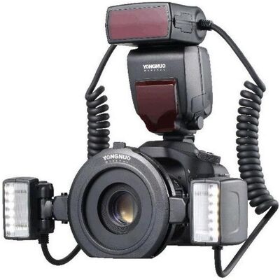 Yongnuo Macro Flash YN24EX (Flash macro, Canon), Flash, Noir - Publicité Yongnuo Macro Flash YN24EX (Flash macro, Canon), Flash, Noir - Publicité