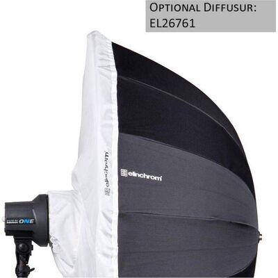 Elinchrom Profondeur du parapluie 105cm (Parapluie, 105 cm), Boîte à lumière + réflecteur - Publicité Elinchrom Profondeur du parapluie 105cm (Parapluie, 105 cm), Boîte à lumière + réflecteur - Publicité