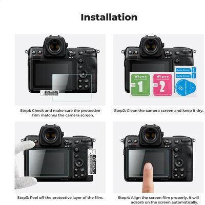 K&F Concept Camera Screen Protector*3, with Hot Shoe Level*3, for Nikon Z9 Z8, Film de protection des appareils - Publicité K&F Concept Camera Screen Protector*3, with Hot Shoe Level*3, for Nikon Z9 Z8, Film de protection des appareils - Publicité