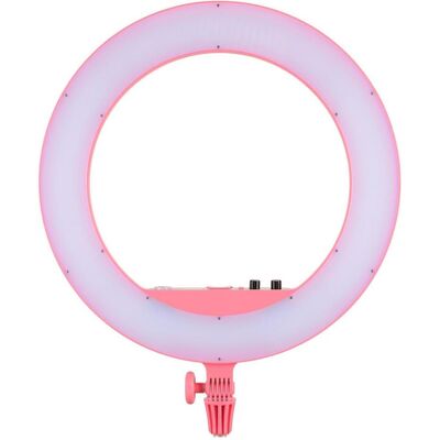 Godox LR160 Anneau Lumineux LED Rose - Portrait & Vlog - Publicité Godox LR160 Anneau Lumineux LED Rose - Portrait & Vlog - Publicité