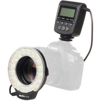 Meike FC 110 Flash Annulaire - Équipement de Photographie Macro - Publicité Meike FC 110 Flash Annulaire - Équipement de Photographie Macro - Publicité