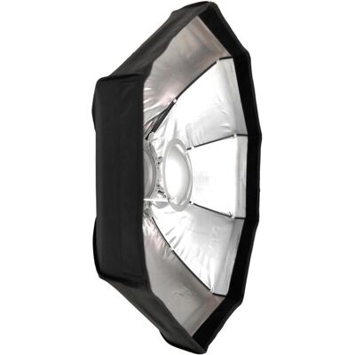 Caruba Beautydish 80cm argent (Beauty Dish, 80 cm), Boîte à lumière + réflecteur - Publicité Caruba Beautydish 80cm argent (Beauty Dish, 80 cm), Boîte à lumière + réflecteur - Publicité