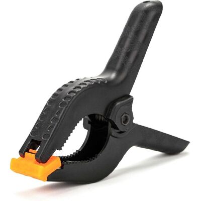 Caruba Achtergrond Klem Zwart/Oranje Large (2 stuks), Équipement pour studio : accessoires, Orange, Noir - Publicité Caruba Achtergrond Klem Zwart/Oranje Large (2 stuks), Équipement pour studio : accessoires, Orange, Noir - Publicité