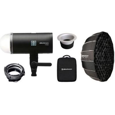 Elinchrom THREE Off Camera Flash Portrait Kit (Set, 261 Ws), Flash studio, Noir - Publicité Elinchrom THREE Off Camera Flash Portrait Kit (Set, 261 Ws), Flash studio, Noir - Publicité