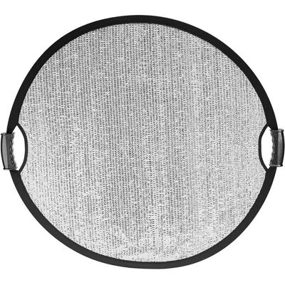 Caruba Réflecteur argenté Windproof 80cm (Réflecteur, Réflecteur rabattable, 80 cm), Boîte à lumière + réflecteur - Publicité Caruba Réflecteur argenté Windproof 80cm (Réflecteur, Réflecteur rabattable, 80 cm), Boîte à lumière + réflecteur - Publicité