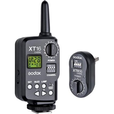 Godox Xt-16 (Funk), Déclencheur à distance, Noir - Publicité Godox Xt-16 (Funk), Déclencheur à distance, Noir - Publicité