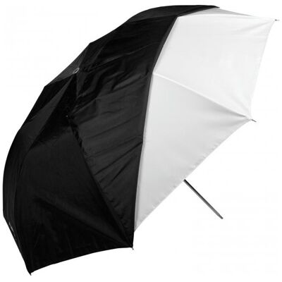Westcott 43"/109 cm, blanc optique satiné, pliable, avec housse noire amovible (Diffuseur de flash), Flash : accessoires, Blanc, Noir - Publicité Westcott 43"/109 cm, blanc optique satiné, pliable, avec housse noire amovible (Diffuseur de flash), Flash : accessoires, Blanc, Noir - Publicité