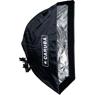 Caruba Kit boîte à lumière Speed 25x60cm (Boîte à lumière), Boîte à lumière + réflecteur - Publicité Caruba Kit boîte à lumière Speed 25x60cm (Boîte à lumière), Boîte à lumière + réflecteur - Publicité