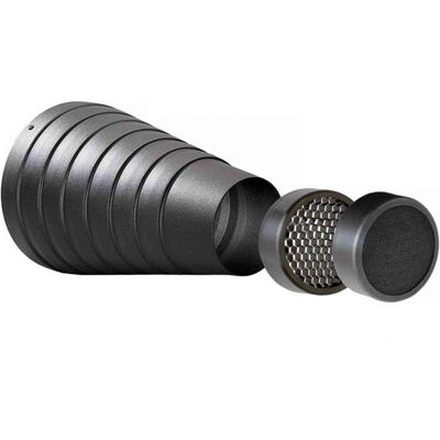 Elinchrom Réflecteur Snoot & Grid 15, Flash studio : accessoires, Noir - Publicité Elinchrom Réflecteur Snoot & Grid 15, Flash studio : accessoires, Noir - Publicité