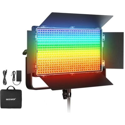 Neewer AP100C 100W RGB Video Light, Lumière continue - Publicité Neewer AP100C 100W RGB Video Light, Lumière continue - Publicité