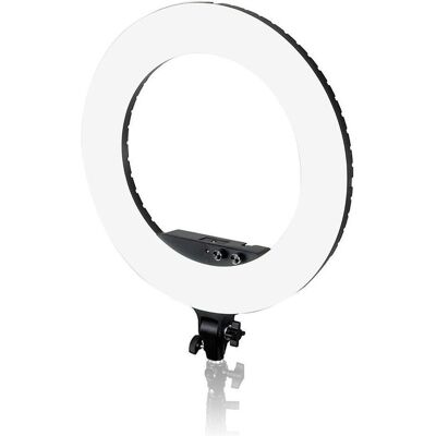 Caruba Vlogger 18 pouces ronde LED Set PRO avec sac noir (Éclairage annulaire, Lumière vidéo), Lumière continue, Noir - Publicité Caruba Vlogger 18 pouces ronde LED Set PRO avec sac noir (Éclairage annulaire, Lumière vidéo), Lumière continue, Noir - Publicité