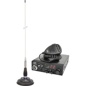 PNI Package Radio CB ESCORT HP 8024 ASQ + Antenne CB ML100 (10 km), Talkie walkie, Noir - Publicité PNI Package Radio CB ESCORT HP 8024 ASQ + Antenne CB ML100 (10 km), Talkie walkie, Noir - Publicité