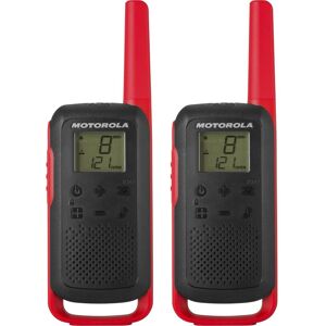 Motorola Ensemble de 2 discussions (8 km), Talkie walkie, Rouge, Noir - Publicité Motorola Ensemble de 2 discussions (8 km), Talkie walkie, Rouge, Noir - Publicité