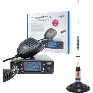 PNI CB Escort HP 9700 Kit radio USB et antenne CB ML70 avec embase magnétique 145 mm inclus (8 km), Talkie walkie - Publicité PNI CB Escort HP 9700 Kit radio USB et antenne CB ML70 avec embase magnétique 145 mm inclus (8 km), Talkie walkie - Publicité