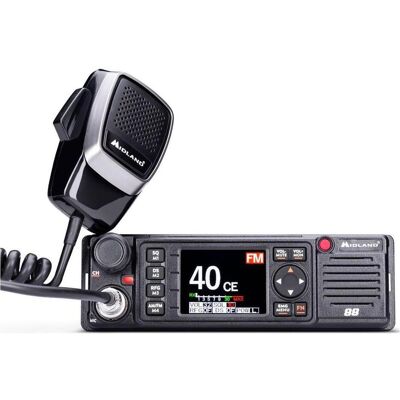 Midland M-88 CB, Talkie walkie, Noir - Publicité Midland M-88 CB, Talkie walkie, Noir - Publicité