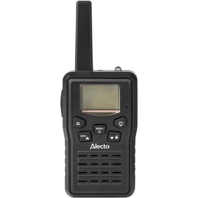 Alecto Walkie-Talkie Set 2 Handsets Bis zu 10 km Frequenzkanäle: 8 PTT / VOX 24 h Standby (10 km), Talkie walkie, Noir - Publicité Alecto Walkie-Talkie Set 2 Handsets Bis zu 10 km Frequenzkanäle: 8 PTT / VOX 24 h Standby (10 km), Talkie walkie, Noir - Publicité