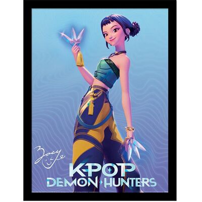 Pyramid Quadro KPop Demon Hunters Collector Print Zoey - Publicité Pyramid Quadro KPop Demon Hunters Collector Print Zoey - Publicité