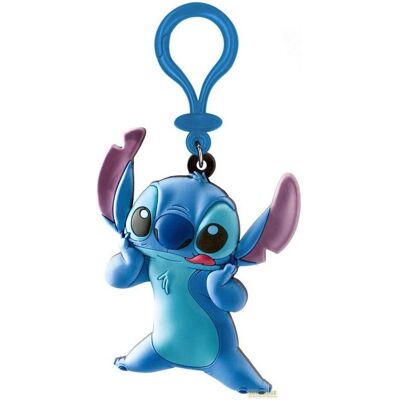 Monogram Int., Porte-clés, Lilo & Stitch PVC-Taschenanhänger Stitch, Multicolore - Publicité Monogram Int., Porte-clés, Lilo & Stitch PVC-Taschenanhänger Stitch, Multicolore - Publicité