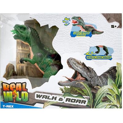 Linex Real Wild T-Rex - Jouet dinosaure avec lumière et son - Publicité Linex Real Wild T-Rex - Jouet dinosaure avec lumière et son - Publicité