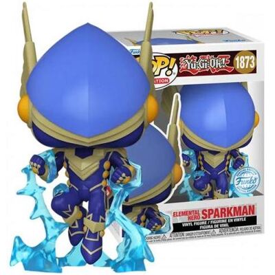 Funko POP! Elemental Hero Sparkman - Yu-Gi-Oh! Figurine en vinyle - Publicité Funko POP! Elemental Hero Sparkman - Yu-Gi-Oh! Figurine en vinyle - Publicité