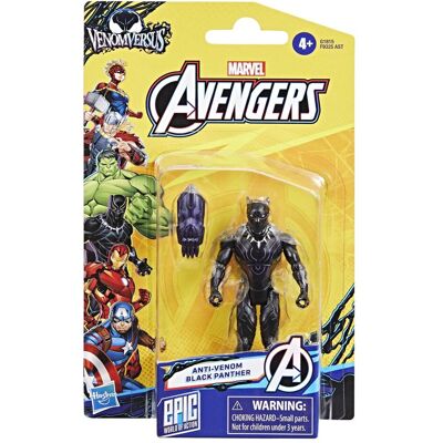 Hasbro Venom Versus Anti-Venom Black Panther - Figurine d'Action - Publicité Hasbro Venom Versus Anti-Venom Black Panther - Figurine d'Action - Publicité