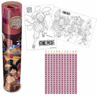 Pyramid ONE PIECE - Equipage Chapeaux de paille - Tube 2 posters crayons - Publicité Pyramid ONE PIECE - Equipage Chapeaux de paille - Tube 2 posters crayons - Publicité