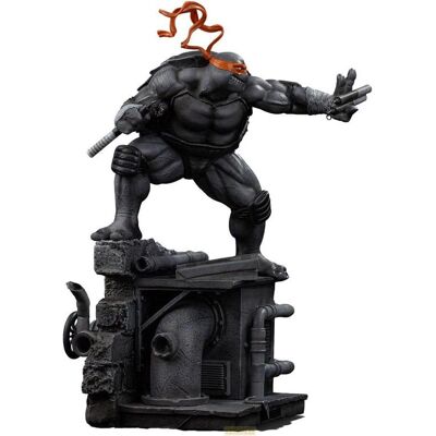 Iron Studios Tortues Ninja statuette 1/10 Art Scale Michelangelo Black and White Variant 26 cm heo exclusive - Publicité Iron Studios Tortues Ninja statuette 1/10 Art Scale Michelangelo Black and White Variant 26 cm heo exclusive - Publicité