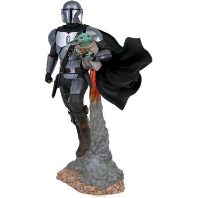 Statue Diamond Select Star Wars The Mandalorian & Child Milestones - Statue - Publicité Statue Diamond Select Star Wars The Mandalorian & Child Milestones - Statue - Publicité