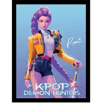 Pyramid Quadro KPop Demon Hunters Collector Print Rumi - Publicité Pyramid Quadro KPop Demon Hunters Collector Print Rumi - Publicité