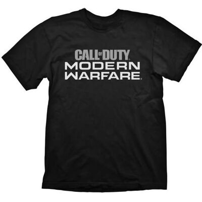 Gaya Entertainment, Hommes, T-shirt, T-shirt Call of Duty Modern Warfare "Logo" Black, Noir, (S) - Publicité Gaya Entertainment, Hommes, T-shirt, T-shirt Call of Duty Modern Warfare "Logo" Black, Noir, (S) - Publicité