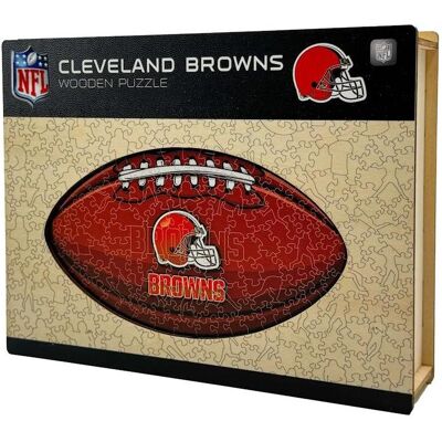 ICONIC Puzzles - Cleveland Browns - Puzzle Football Logo Bois S - Type Puzzle - Publicité ICONIC Puzzles - Cleveland Browns - Puzzle Football Logo Bois S - Type Puzzle - Publicité